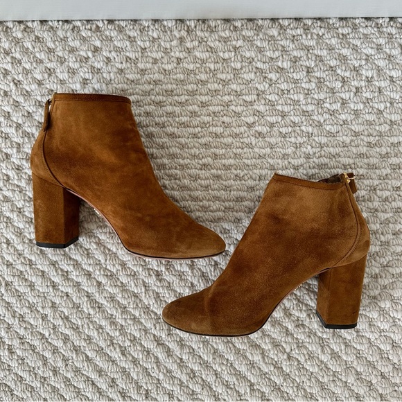 Aquazzura Downtown 90 Ankle Boots - Picture 7 of 10